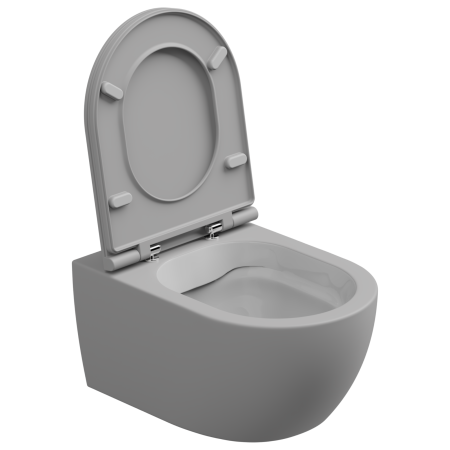 Чаша подвесного унитаза биколор GSG Ceramic Design Like LKWCSOBI000/033, White/Perla Matt