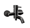Смеситель для ванны Remer X Style X05CFP, чёрный брашированный хром