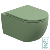 Чаша подвесного унитаза со смывом Eco Clean (торнадо) и креплением GSG Ceramic Design Like RULKWCSOEC031FI, Salvia Matt