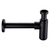 Сифон 1”1/4 Remer 958LNO, черный матовый