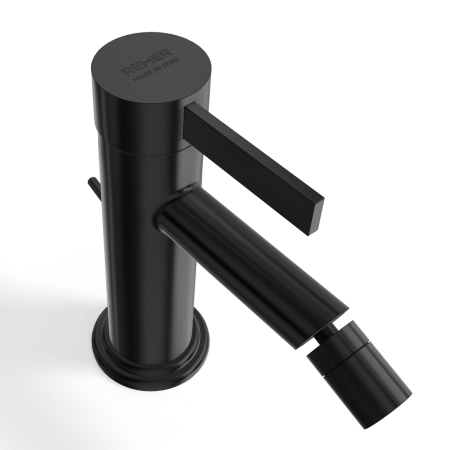 Смеситель для биде Remer Metrica MC20CFP, черный брашированный хром