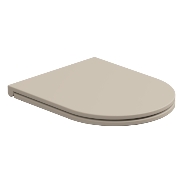Крышка с сиденьем для подвесного унитаза с микролифтом GSG Ceramic Design Like LKCOPRSLTICR034, Sabbia Matt