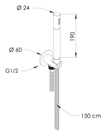 Комплект для душа Remer 337M317MC