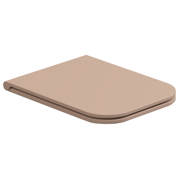 Крышка с сиденьем для подвесного унитаза с микролифтом GSG Ceramic Design Brio BRCOPRSLTICR032, Cipria Matt
