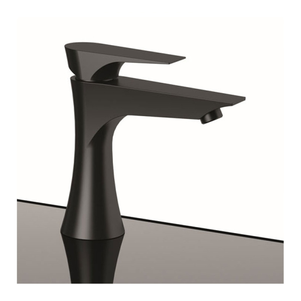 Смеситель для раковины Daniel Diva DV60615, чёрный матовый