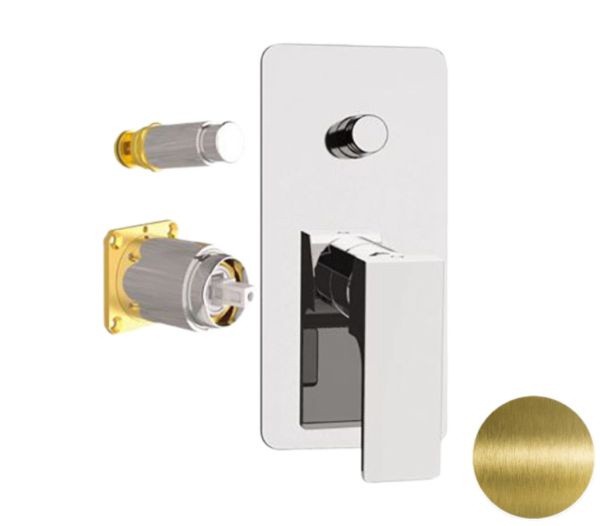 Смеситель для душа Remer Absolute AU09KBVO, состаренная латунь