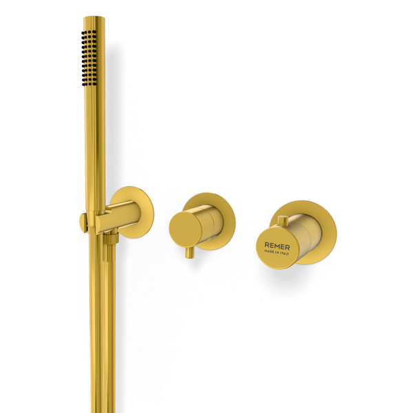 Смеситель для душа Remer X Style XT97D3PWBDO, золото глянцевое