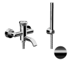 Смеситель для ванны Remer Element ET02CFP, черный брашированный хром