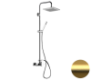 Душевая система Remer Energy EY37X7SS9SSBG, золото брашированное