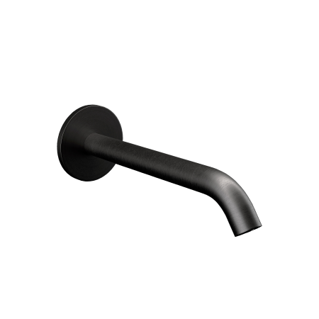 Излив настенный 16 см Remer X Style 91XCFP, черный брашированный хром