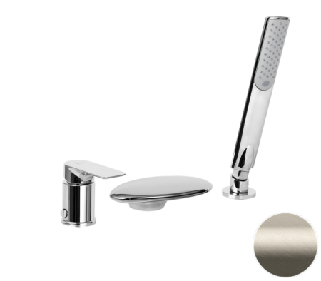 Смеситель для ванны Remer Infinity I07UFXV, сталь