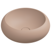 Раковина накладная 42 см GSG Ceramic Design Petra PELAV42032, Cipria Matt
