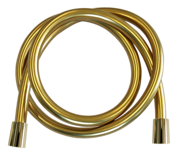 Шланг для душа ПВХ 120 см Remer 332CN2G120DO, золото глянцевое