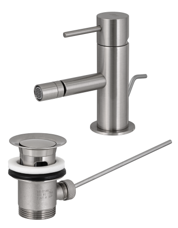 Смеситель для биде Remer X Style X20NP, никель брашированный