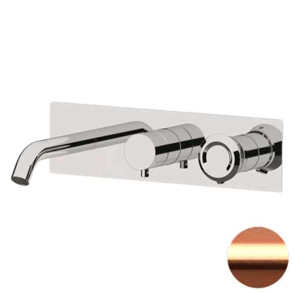 Смеситель для ванны Remer Element ET54D2RP, медь брашированная