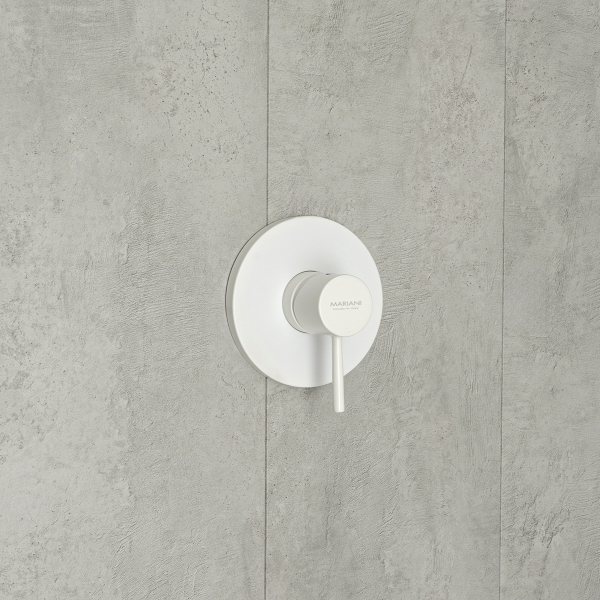 Смеситель для душа Mariani Next B37179NS, белый матовый