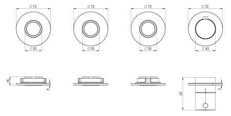 Смеситель термостатический для душа Remer X Style X99D3PKB