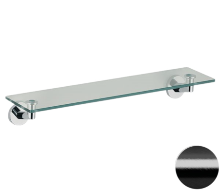 Полка 53 см Remer Guest GS20CFP, черный брашированный хром