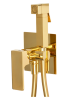 Гигиенический душ со смесителем Remer Absolute AU65DO, золото глянцевое
