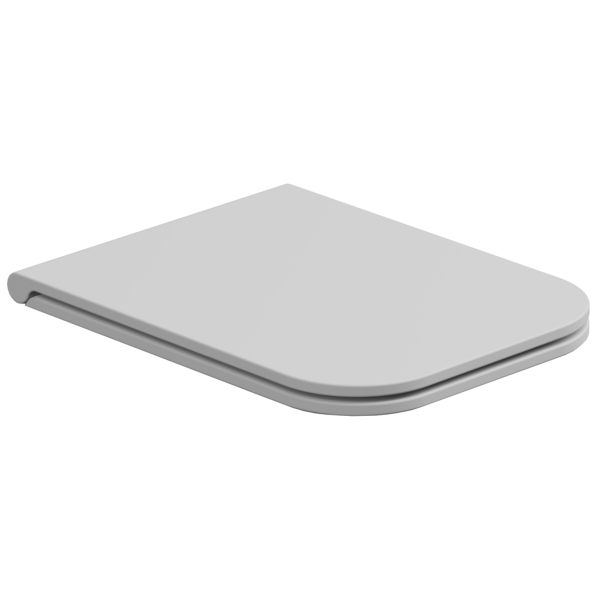 Крышка с сиденьем для подвесного унитаза с микролифтом GSG Ceramic Design Brio BRCOPRSLTICR001, белый матовый