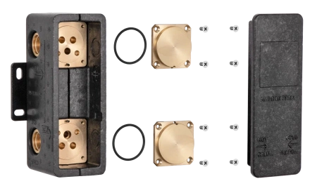 Скрытая часть на 2 выхода Remer RRBOX92