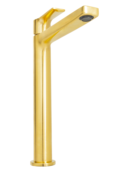 Смеситель для раковины Mariani Kali A22398KL12, золото брашированное