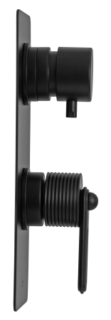 Смеситель для душа Daniel Brooklyn BY612D2KB15, чёрный матовый