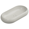 Раковина накладная 80x42 см GSG Ceramic Design Petra PELAV80013, пергамон глянцевый