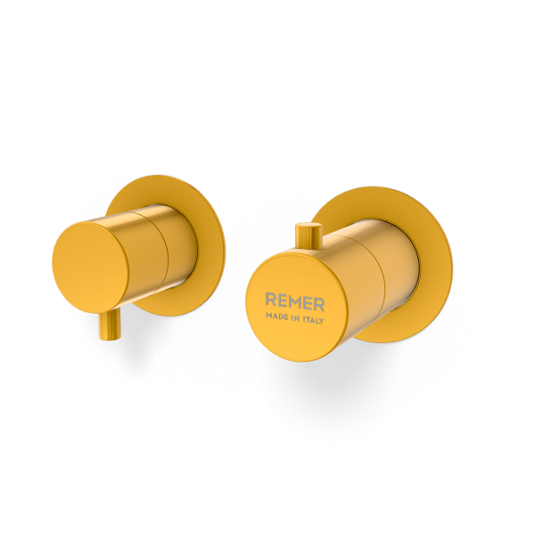 Смеситель для душа Remer X Style XT93ZPWBBG, золото брашированное