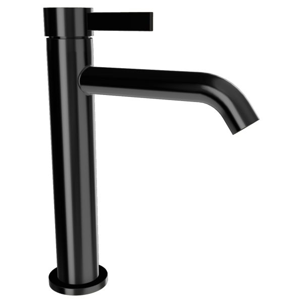 Смеситель для раковины Remer Metrica MC12ACFP, черный брашированный хром