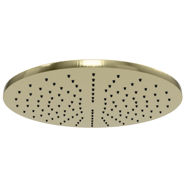 Верхний душ 30 см с шарнирным соединением Remer 359MM30CHX, шампань брашированная PVD