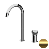 Смеситель для раковины Remer Element ET57LBG, золото брашированное