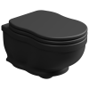 Чаша подвесного унитаза GSG Ceramic Design Time TIWCSO003, черный матовый