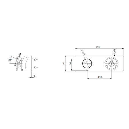 Смеситель для душа Remer Chrono CH92ZWBBR, бронза масляная