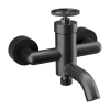 Смеситель для ванны Remer Chrono CH05CFP, черный брашированный хром
