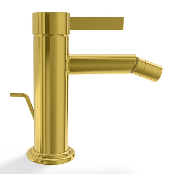 Смеситель для биде Remer Metrica MC20DO, золото глянцевое