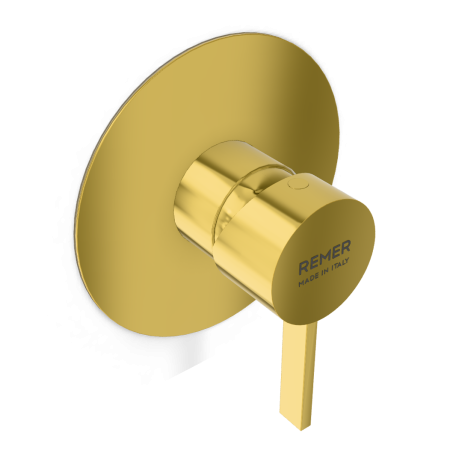 Смеситель для душа Remer Metrica MC30LDO, золото глянцевое