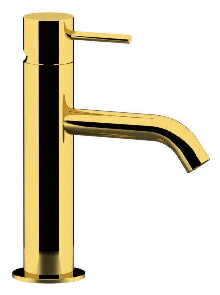 Смеситель для раковины Remer X Style X10DO, золото глянцевое 