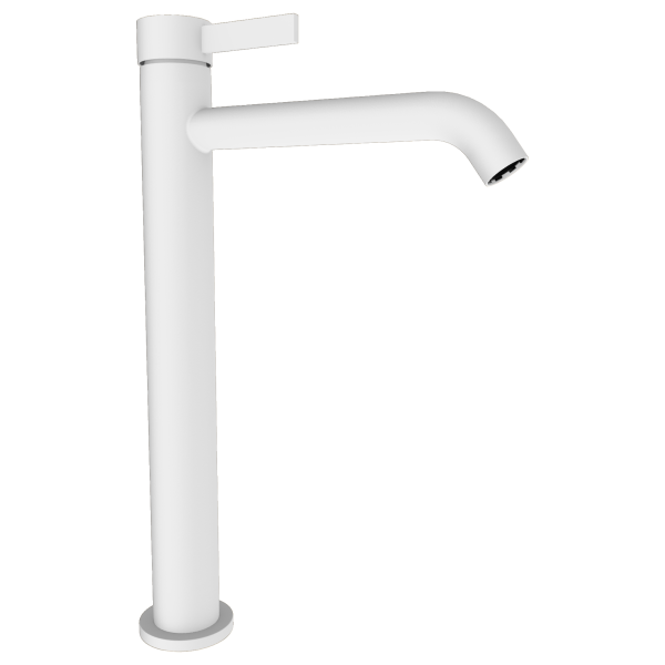 Смеситель для раковины Remer Metrica MC11LXLBO, белый матовый