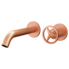 Смеситель для раковины Remer Chrono CH15PWBRP, медь брашированная