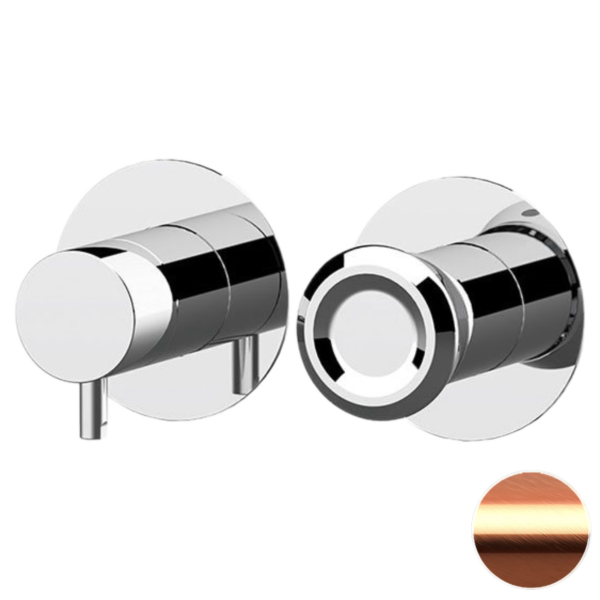 Смеситель для душа Remer Element ET92ZPRP, медь брашированная