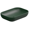 Раковина накладная 60x42 см GSG Ceramic Design Easy EALAVRE60036, Smeraldo Matt