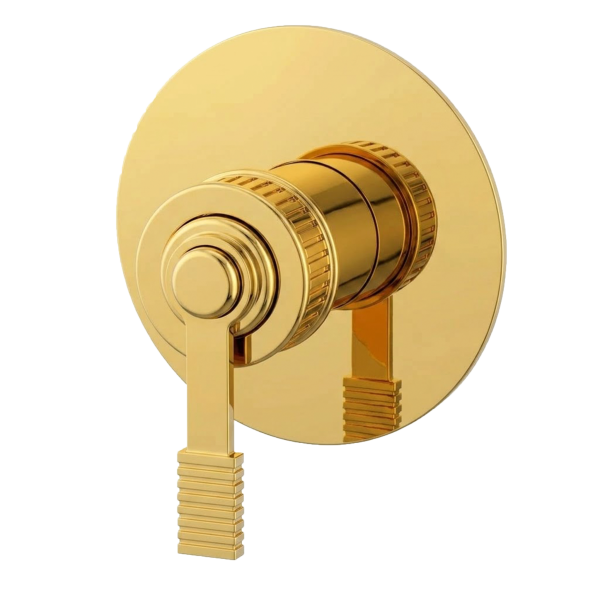 Смеситель для душа Remer Atelier AL30LDO, золото глянцевое