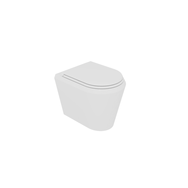 Чаша приставного унитаза GSG Ceramic Design Cruise CRWC01000, белый глянцевый