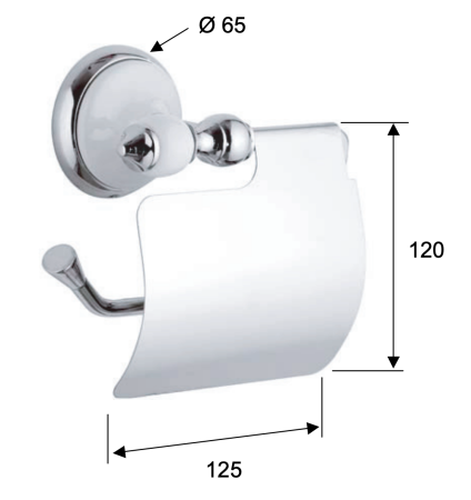 Бумагодержатель Remer Epoca EP60CR