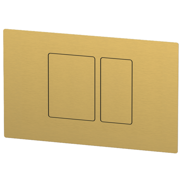 Кнопка смыва Remer RB820BG, золото брашированное