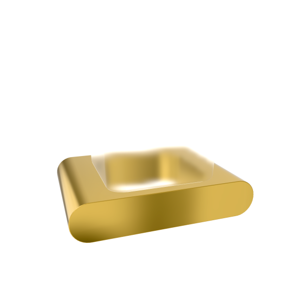 Стакан Remer Lounge LN15DO, золото глянцевое