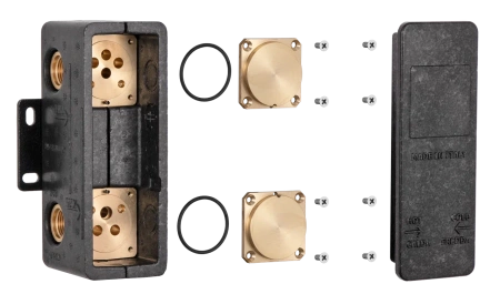 Скрытая часть на 3 выхода Remer RRBOX93