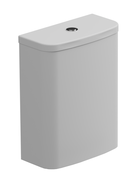 Бачок для напольного унитаза с механизмом смыва GSG Ceramic Design Like LKCIMBL001 + ACS82, белый матовый