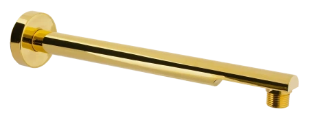 Кронштейн для верхнего душа 30 см Remer 348N30DO, золото глянцевое